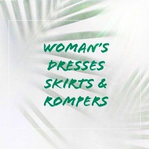Woman’s Dresses, Skirts and Rompers
